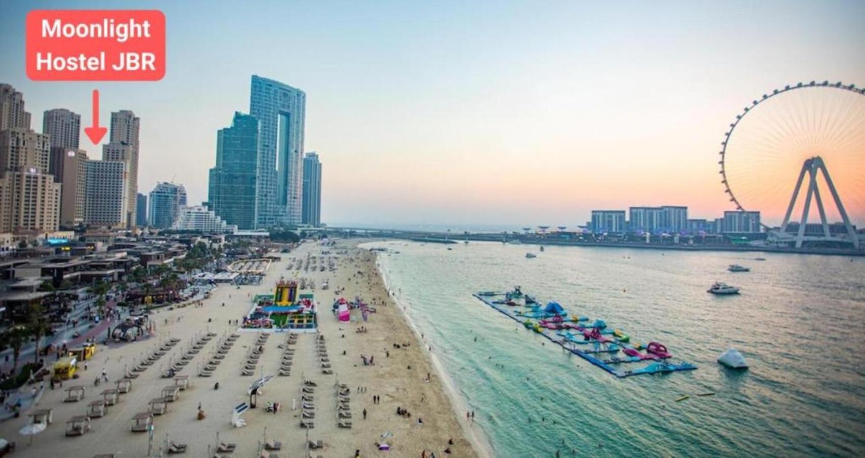 Moonlight Hostel Jbr - 2Min Walk To Jbr Beach - Gym - 2Min Metro Station - Poll Dubai Luaran gambar